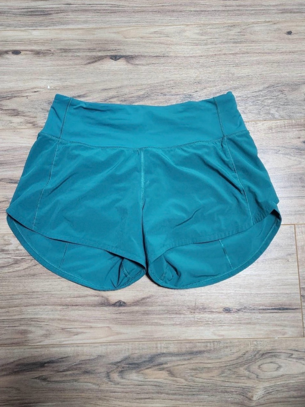 Teal blue lululemon speed ups 4